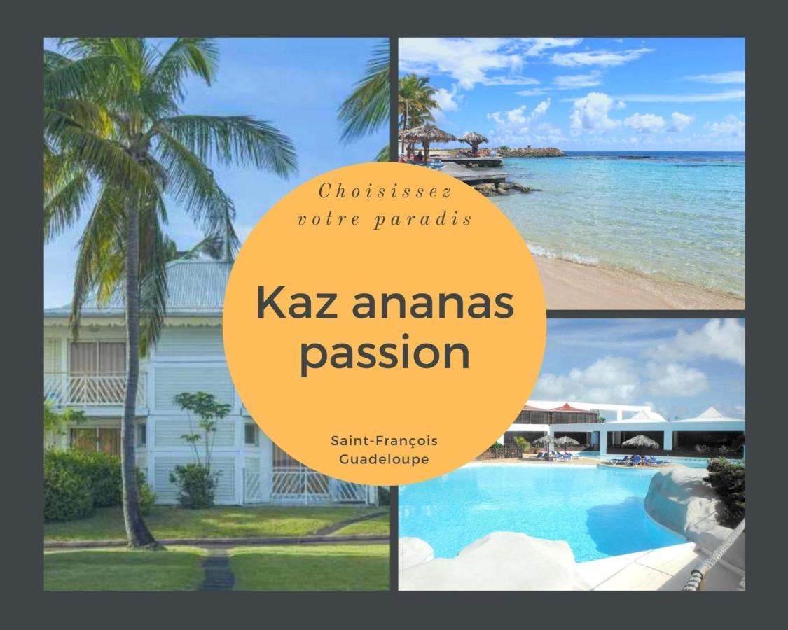 Appartement F3 _ Kaz Ananas Passion Au Manganao à Saint-Francois  Extérieur photo