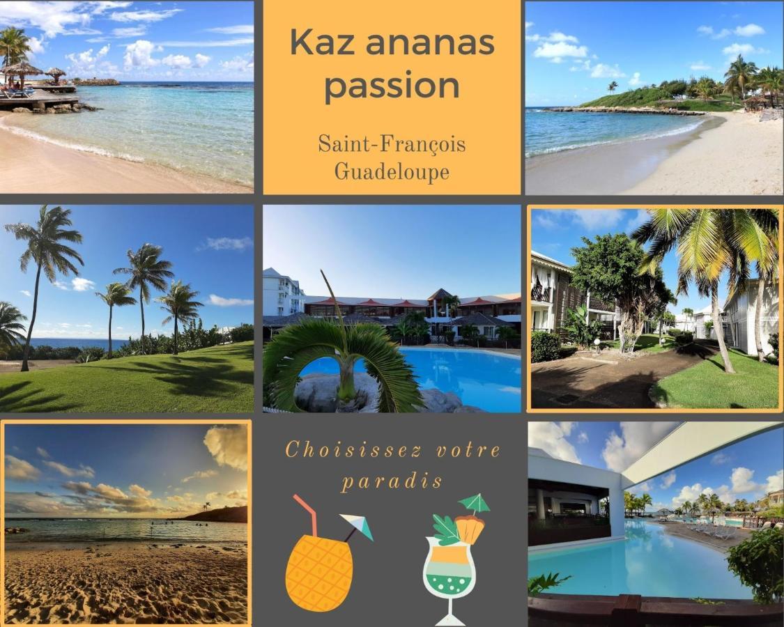 Appartement F3 _ Kaz Ananas Passion Au Manganao à Saint-Francois  Extérieur photo